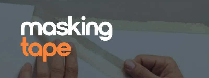 Achieve sharp lines and smooth finishes thanks to quality masking tape.